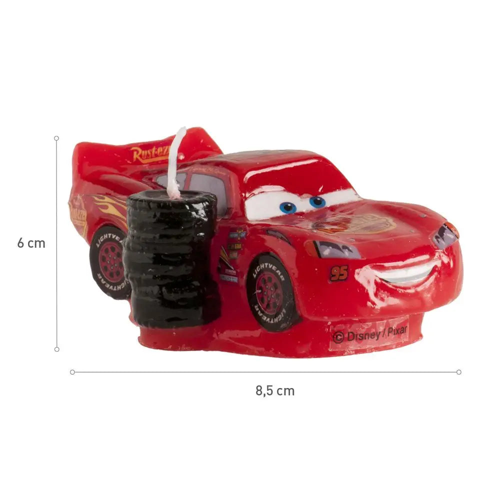 Bougie 3D d'Anniversaire - Cars - H6cm
