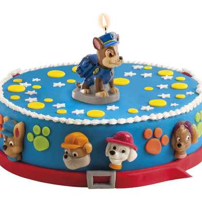 Bougie 3D d'Anniversaire - Chase Pat Patrouille - H7cm