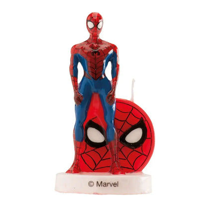 Bougie 3D d'Anniversaire - Spiderman - H9cm