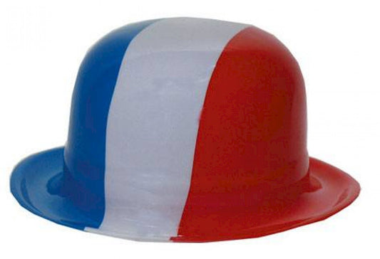 Chapeau melon tricolore France