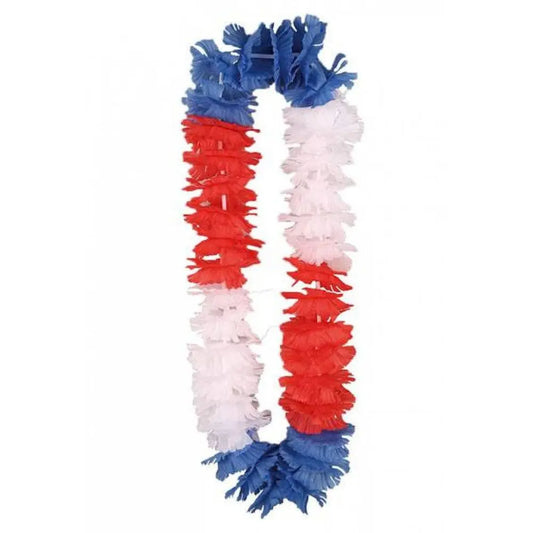 Collier à Fleurs Tricolore France