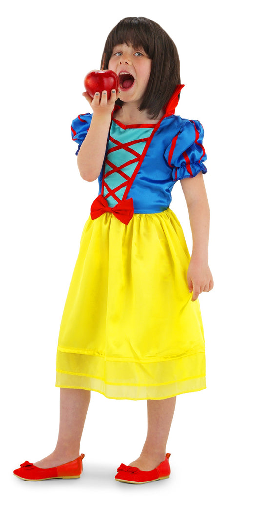 Robe de Princesse Blanche Neige Filles - Taille Enfant M - 116-134