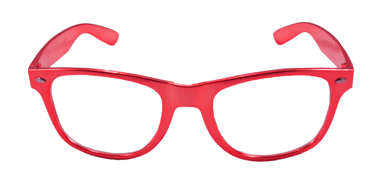 Lunettes Rouge Métallique