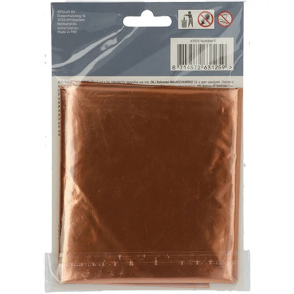 Ballon aluminium Chiffre 5 Bronze - 86 cm