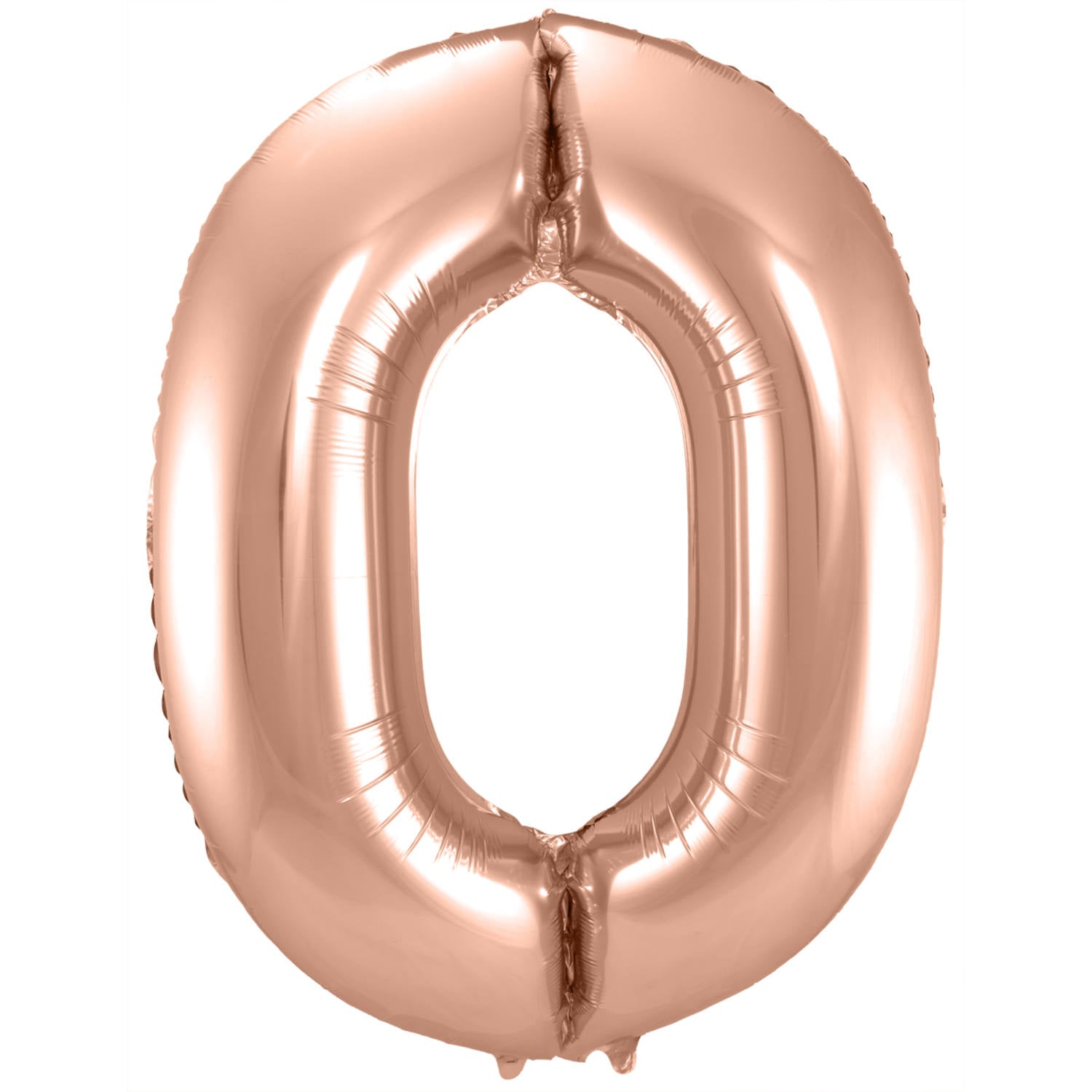 Ballon Chiffre 0 Rose Gold 86cm 