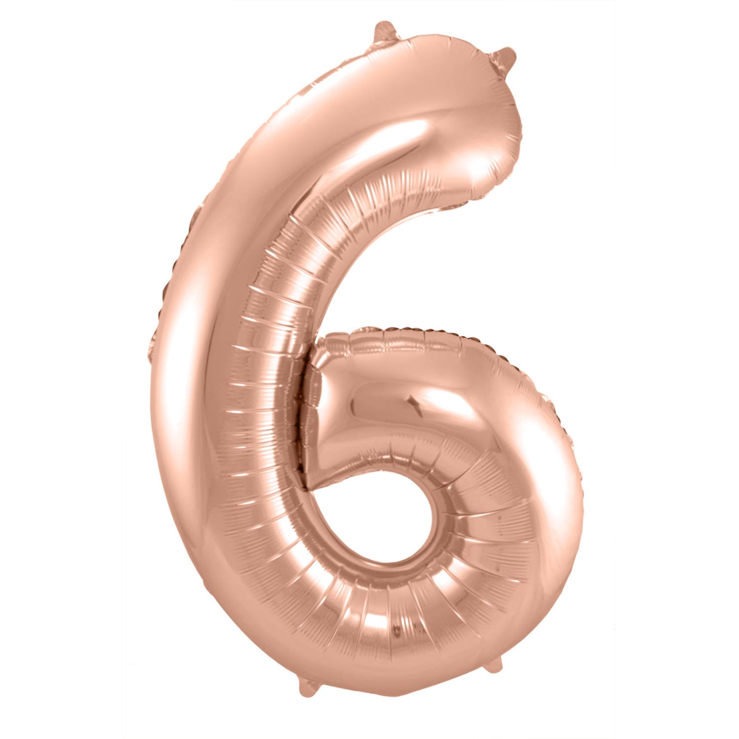 Ballon Chiffre 6 Rose Gold 86cm 