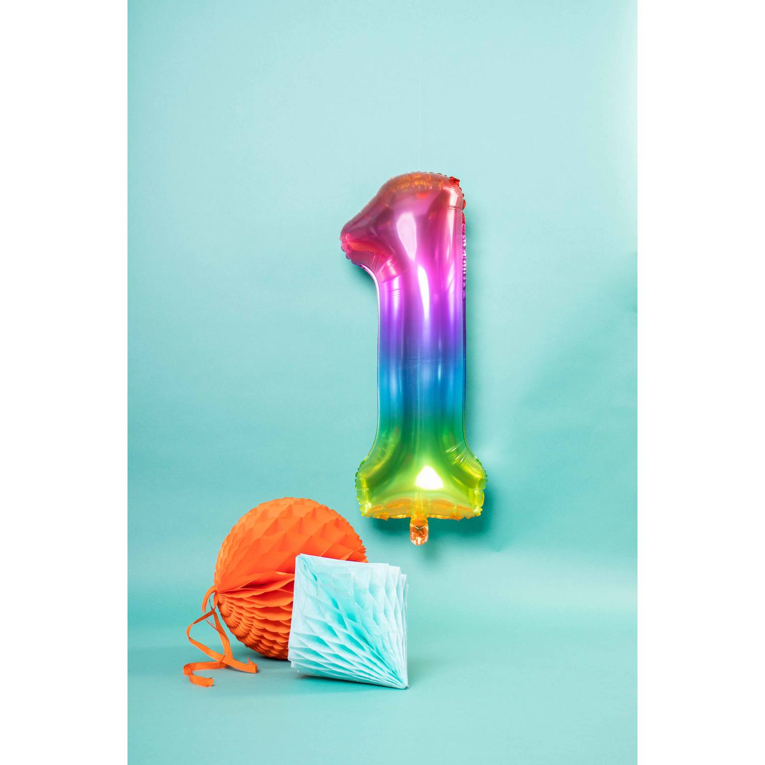 Ballon Chiffre 1 Multicolore 86cm