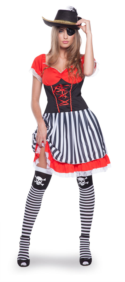 Costume de Pirate Dames 2 pièces Taille S-M