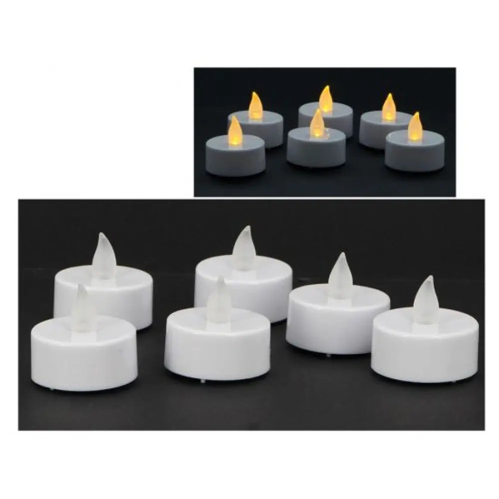 Bougie chauffe plat led - set de 6 pcs