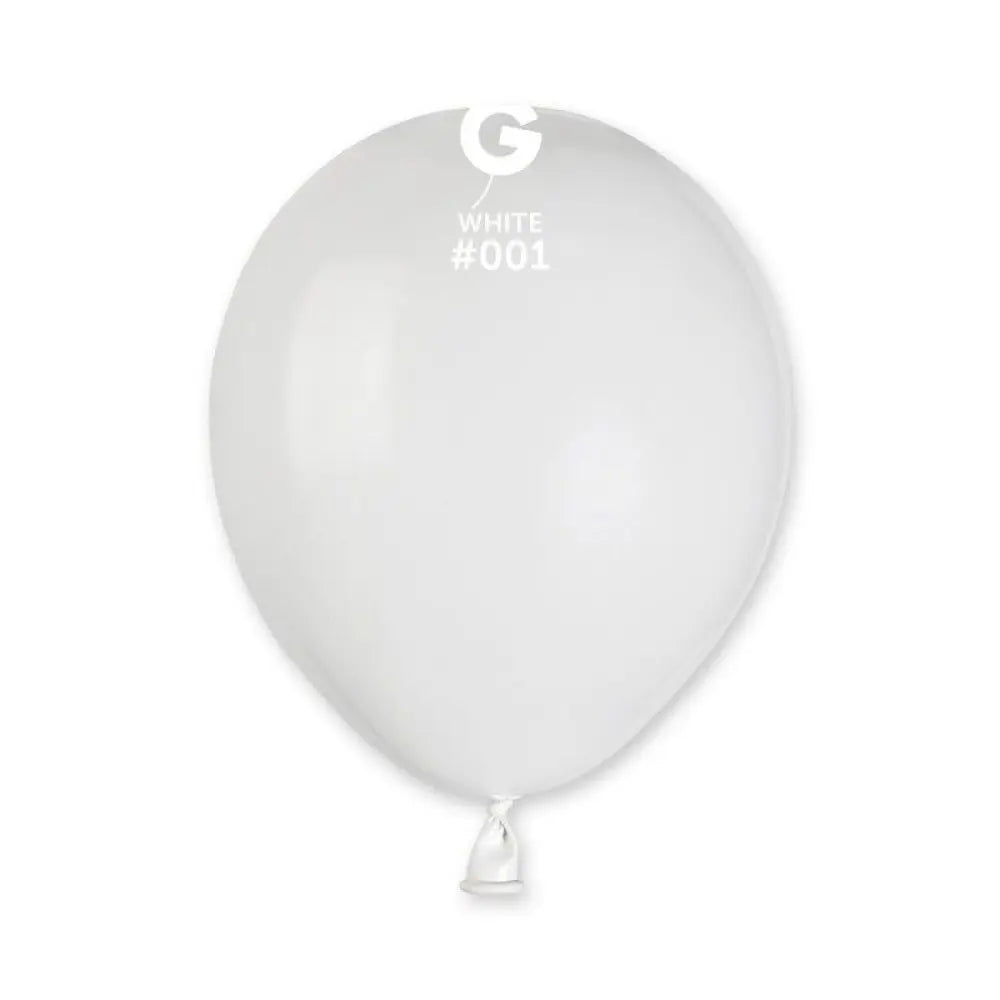 50 Ballons Latex Blanc #001 - 13cm