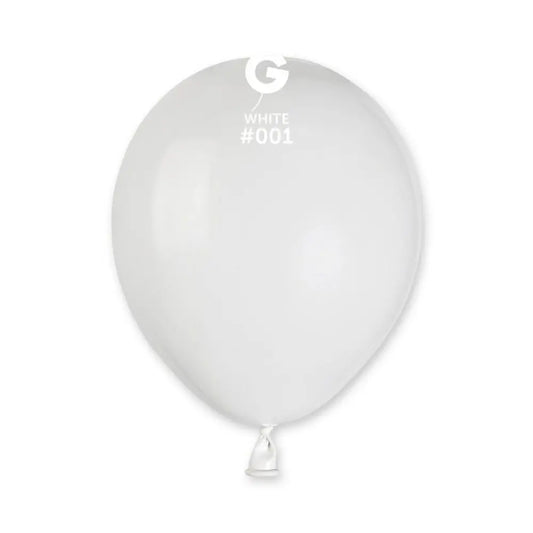 50 Ballons Latex Blanc #001 - 13cm