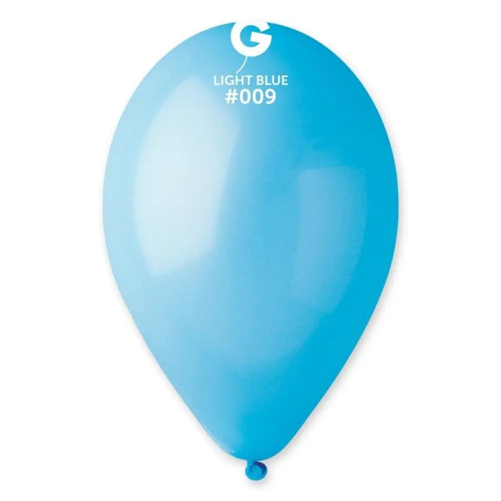 50 Ballons Latex Bleu Clair #009 - 28-30cm