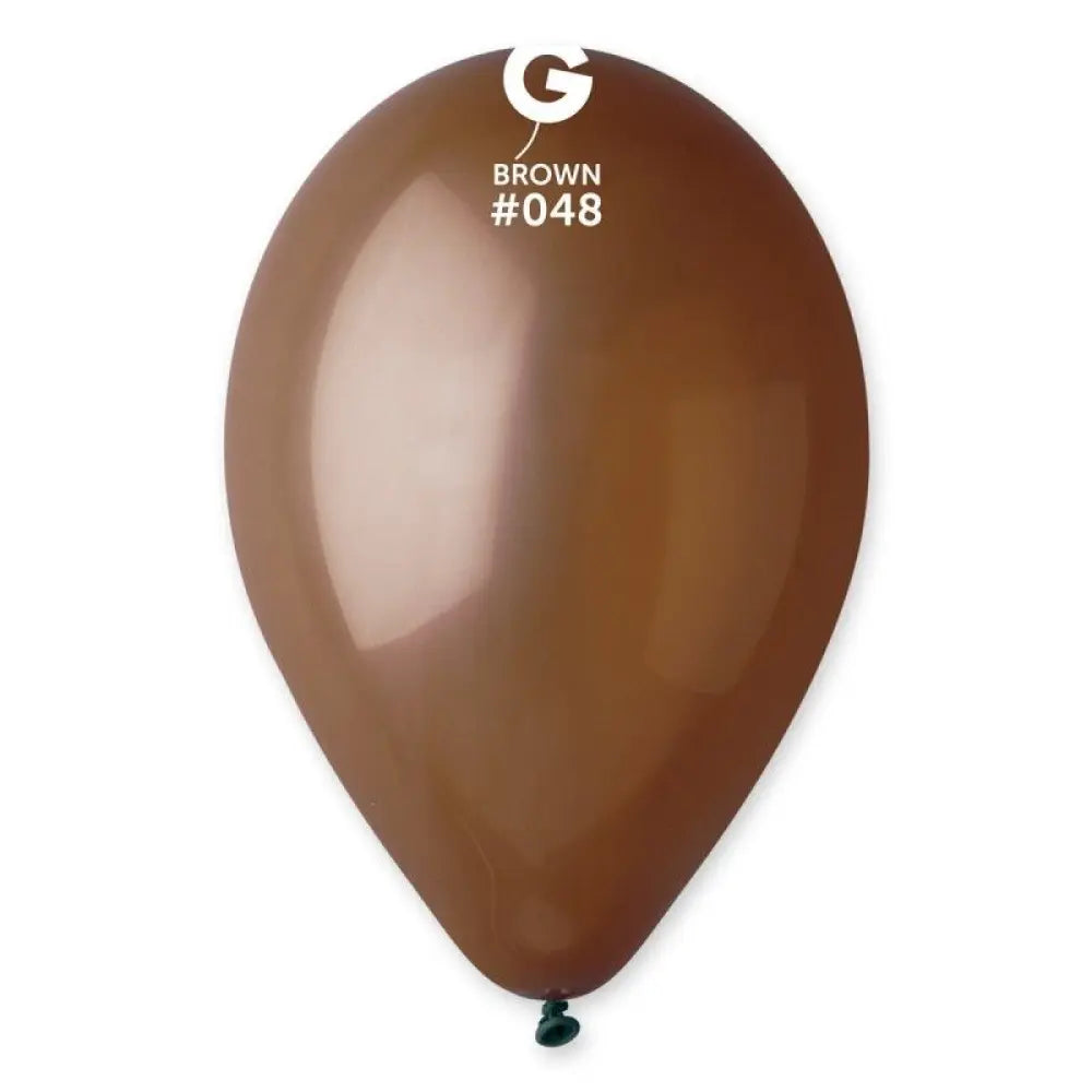 50 Ballons Latex Marron #048 - 28-30cm