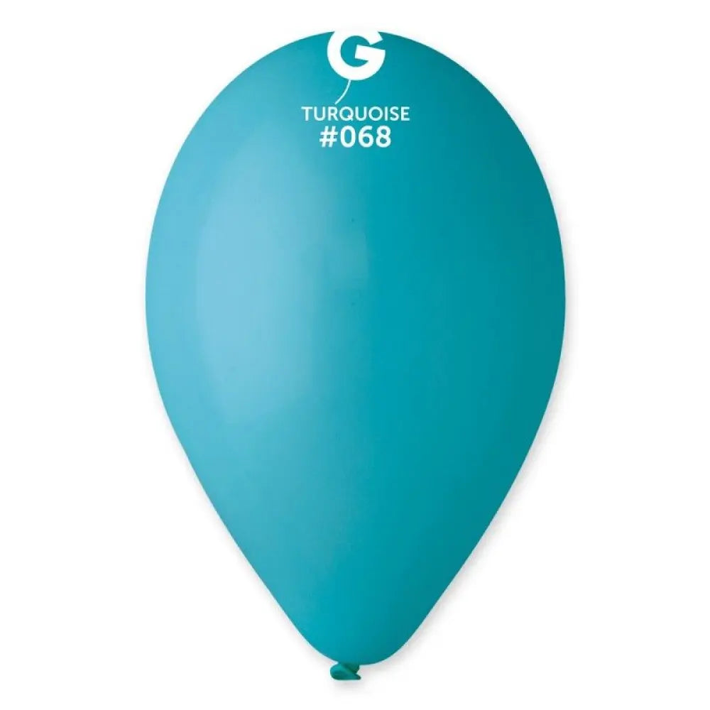 50 Ballons Latex Turquoise #068 - 28-30cm
