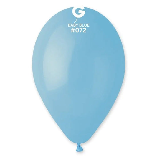 50 Ballons Latex Bleu Baby #072 - 28-30cm
