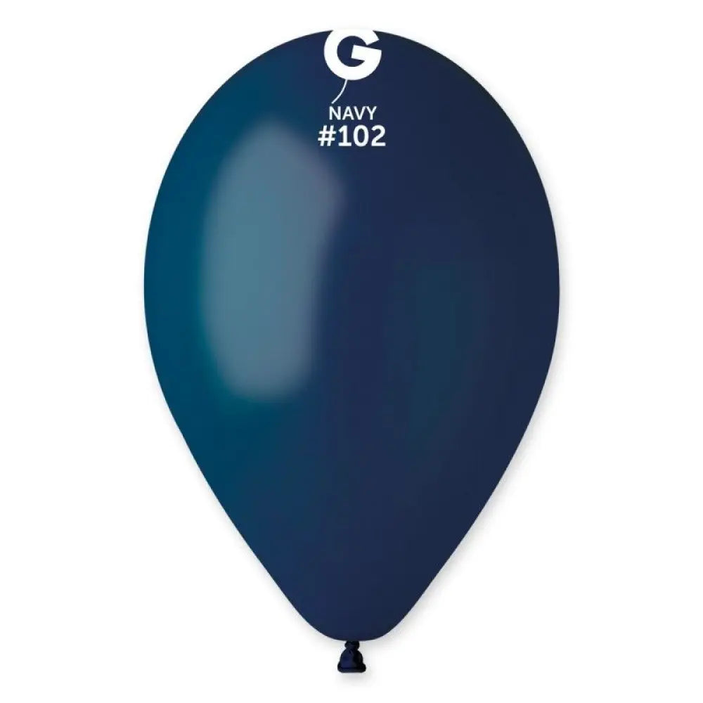 50 Ballons Latex Bleu Navy #102 - 28-30cm