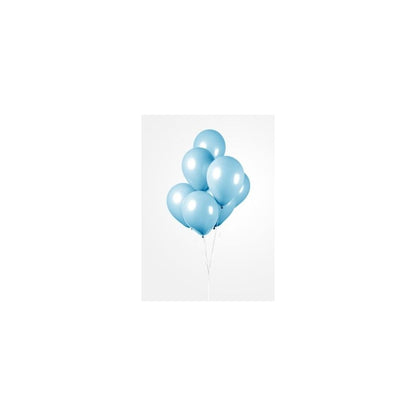 100 Ballons 12cm - Light Blue