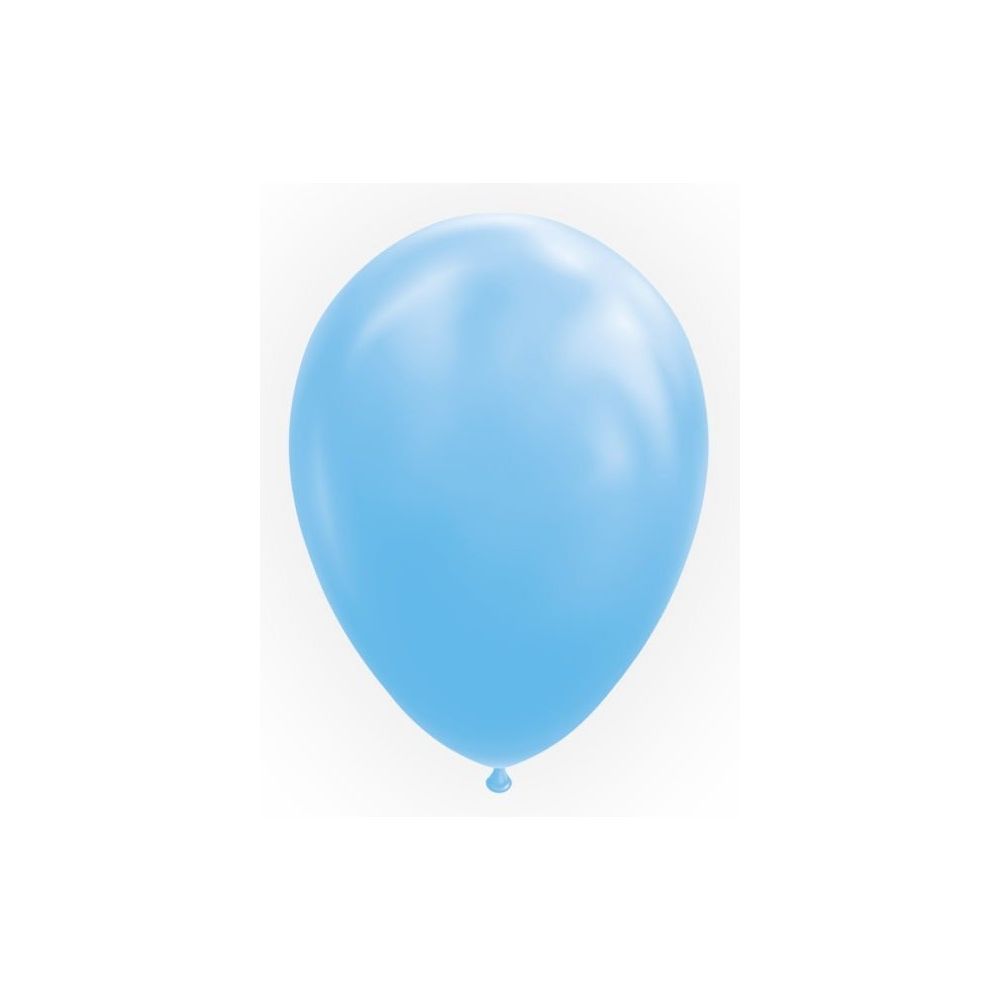 100 Ballons 12cm - Light Blue