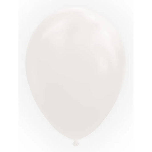 Ballon Blanc - Basique - Vendu par 10 - Ø 12 / 30 cm