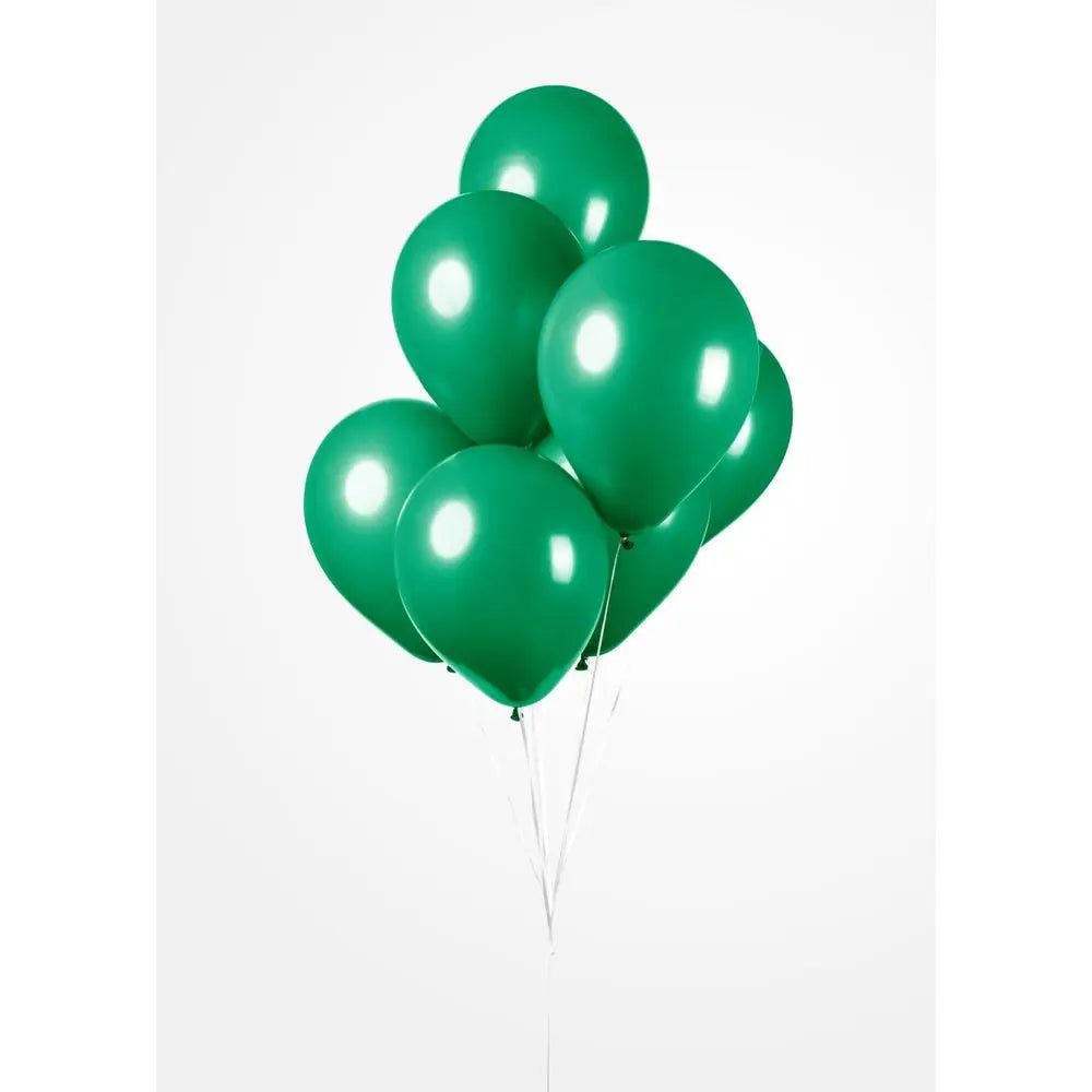 Ballon Vert Foncé - Basique - Vendu par 10 - Ø 12 / 30 cm