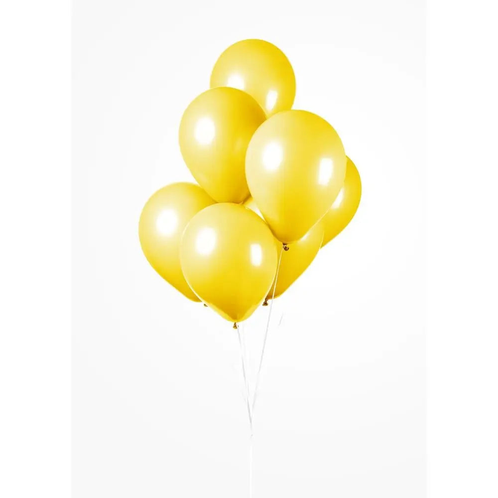 Ballon Jaune - Basique - Vendu par 10 - Ø 12 / 30 cm