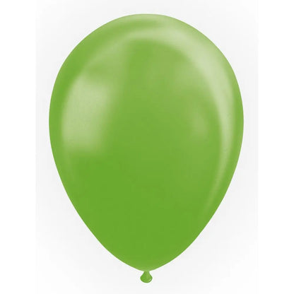Ballon Vert Citron - Effet Perle -  Vendu par 10 - Ø 12 / 30 cm