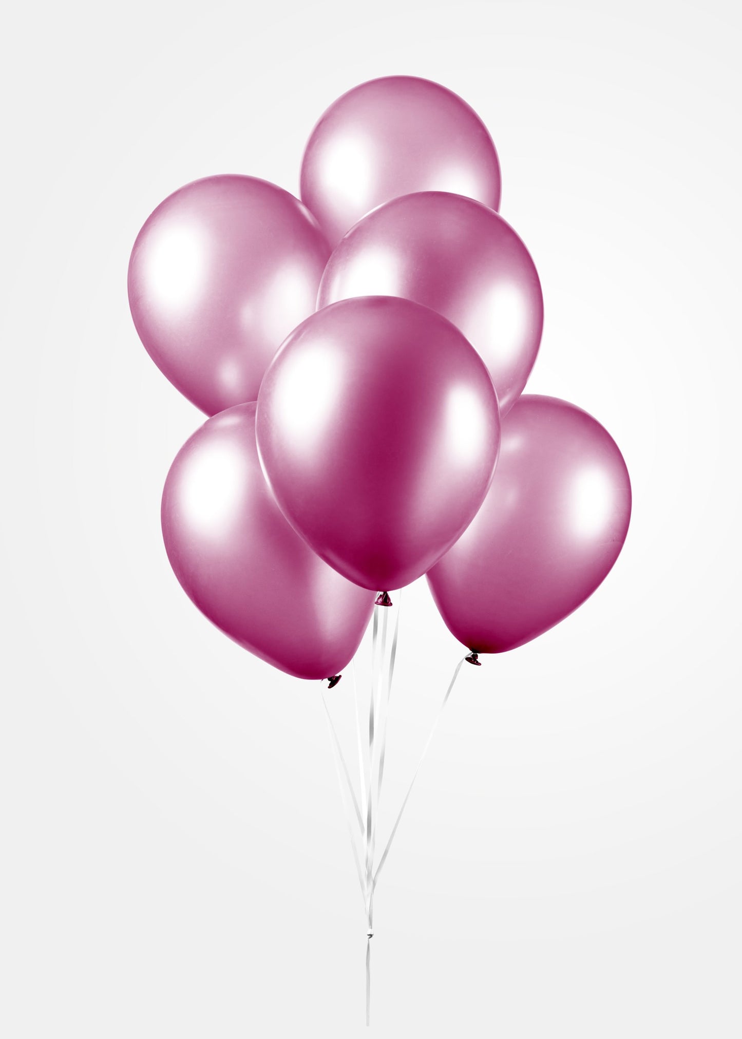 Ballon Rose Vif - Effet Perle