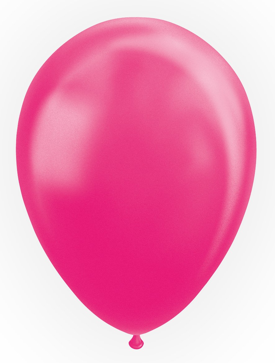 Ballon Rose Vif - Effet Perle