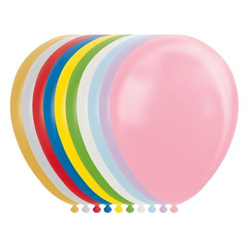 10 Ballons 30cm - Mixed Metallic/Pearl