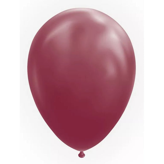 25 Ballons 30cm - Burgundy