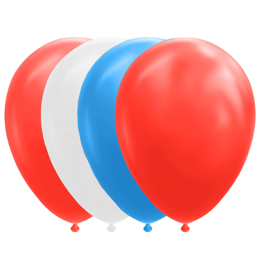 Ballon Bleu Blanc Rouge - Basique