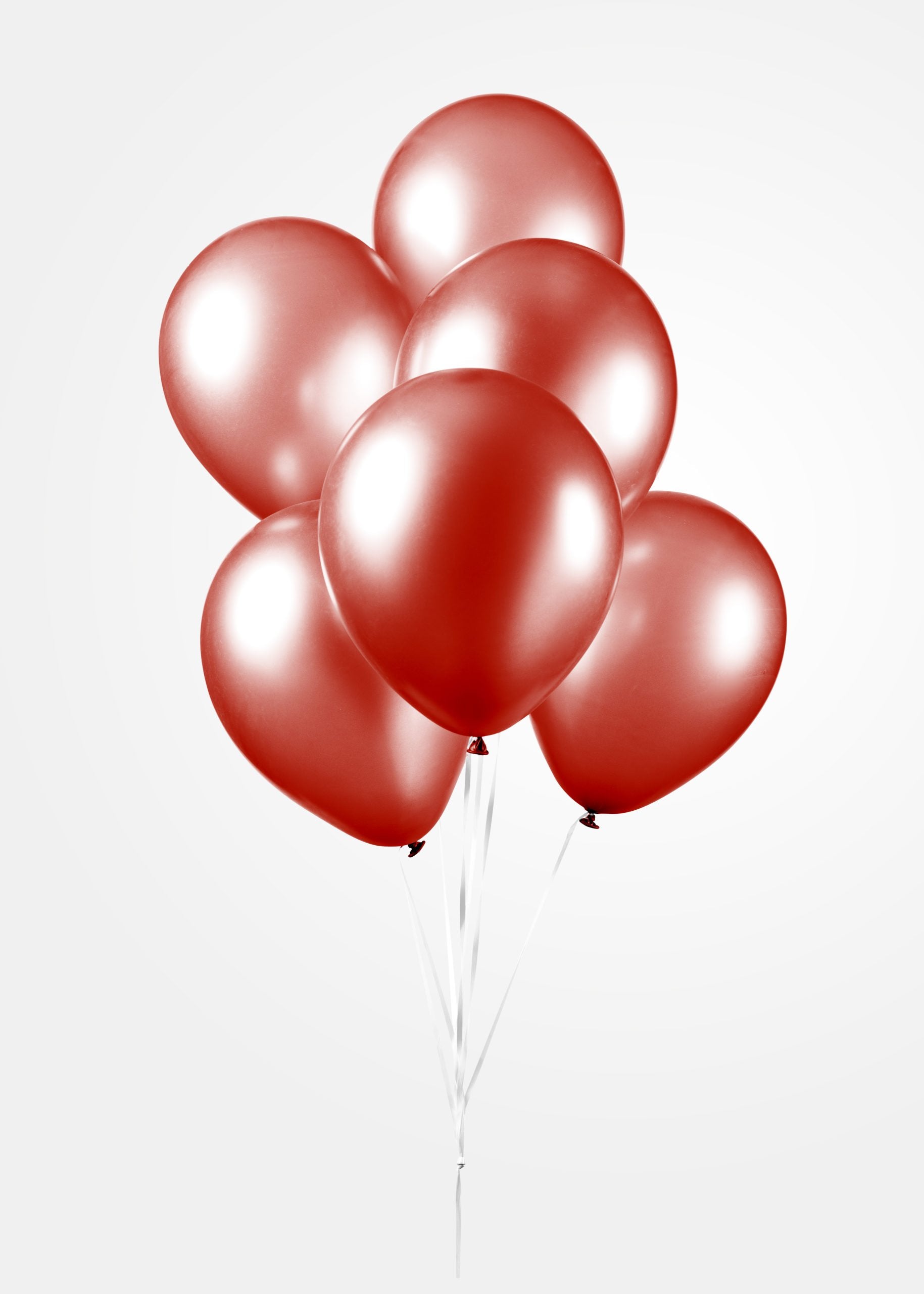 Ballon Rouge - Effet Metallic