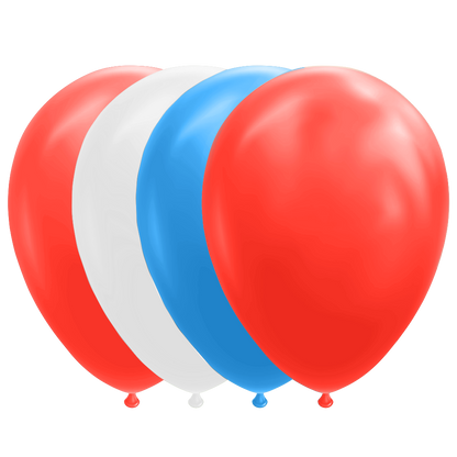 Ballon Bleu Blanc Rouge - Basique