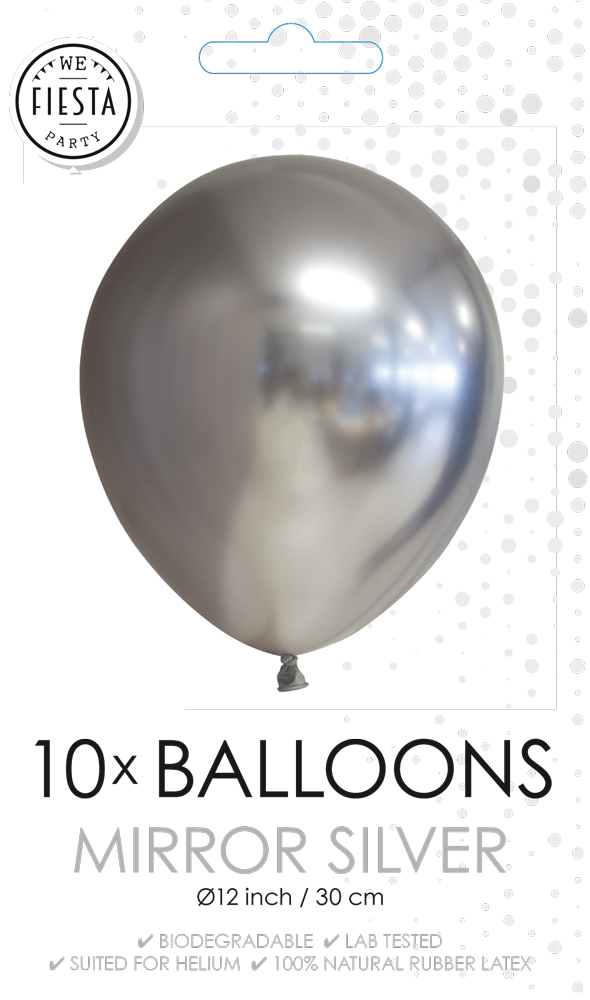 Ballon Argenté - Effet miroir