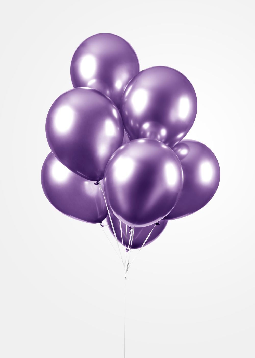 Ballon Violet - Effet miroir