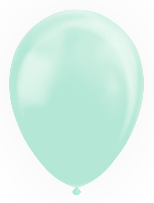 Ballon Menthe Vert - Pastel - Vendu par 10 - Ø 12 / 30 cm