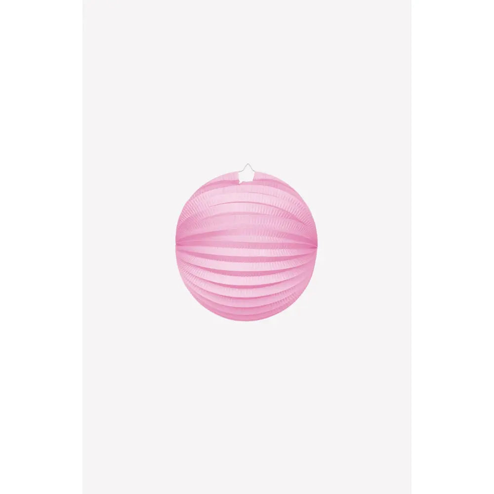 Lanterne Boule D25cm - Rose Clair