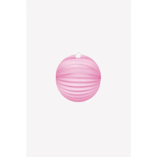 Lanterne Boule D25cm - Rose Clair