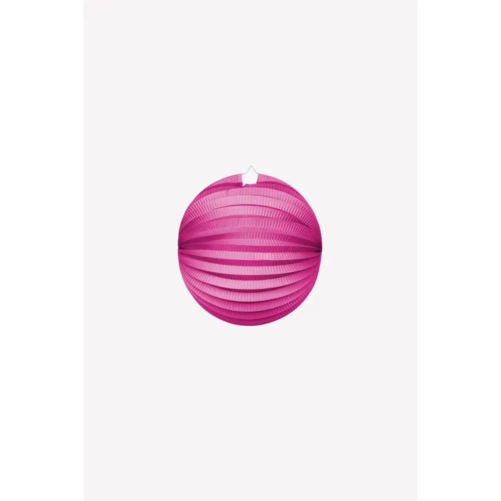 Lanterne Boule D25cm - Rose Fuchsia