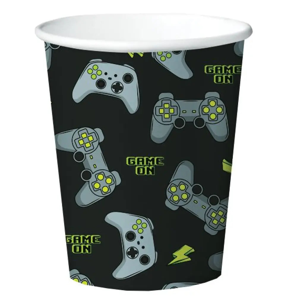 8 Gobelets en Carton 21cl - Gaming