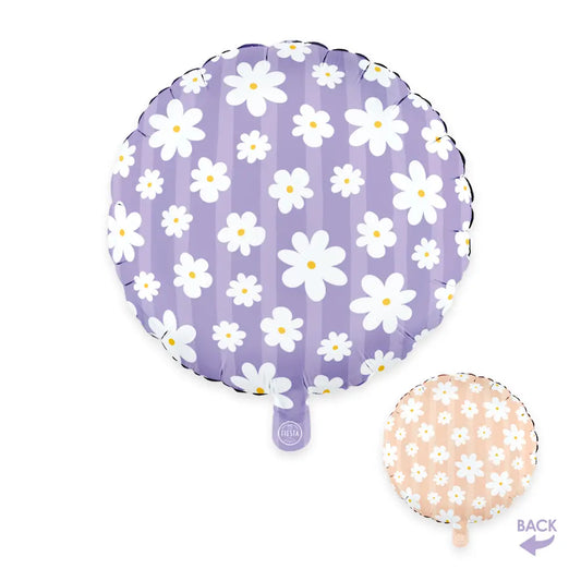 Ballon Rond 18'' - Marguerites