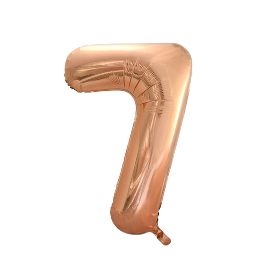 Foilballoon 34" no. 7 rose gold