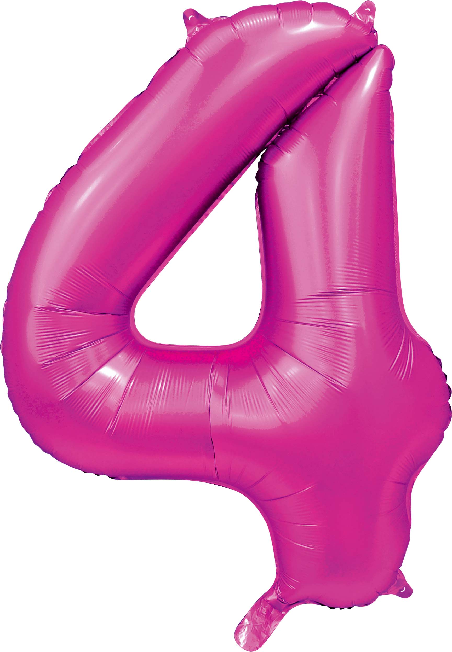 Foilballoon 34" no. 4 satin hotpink