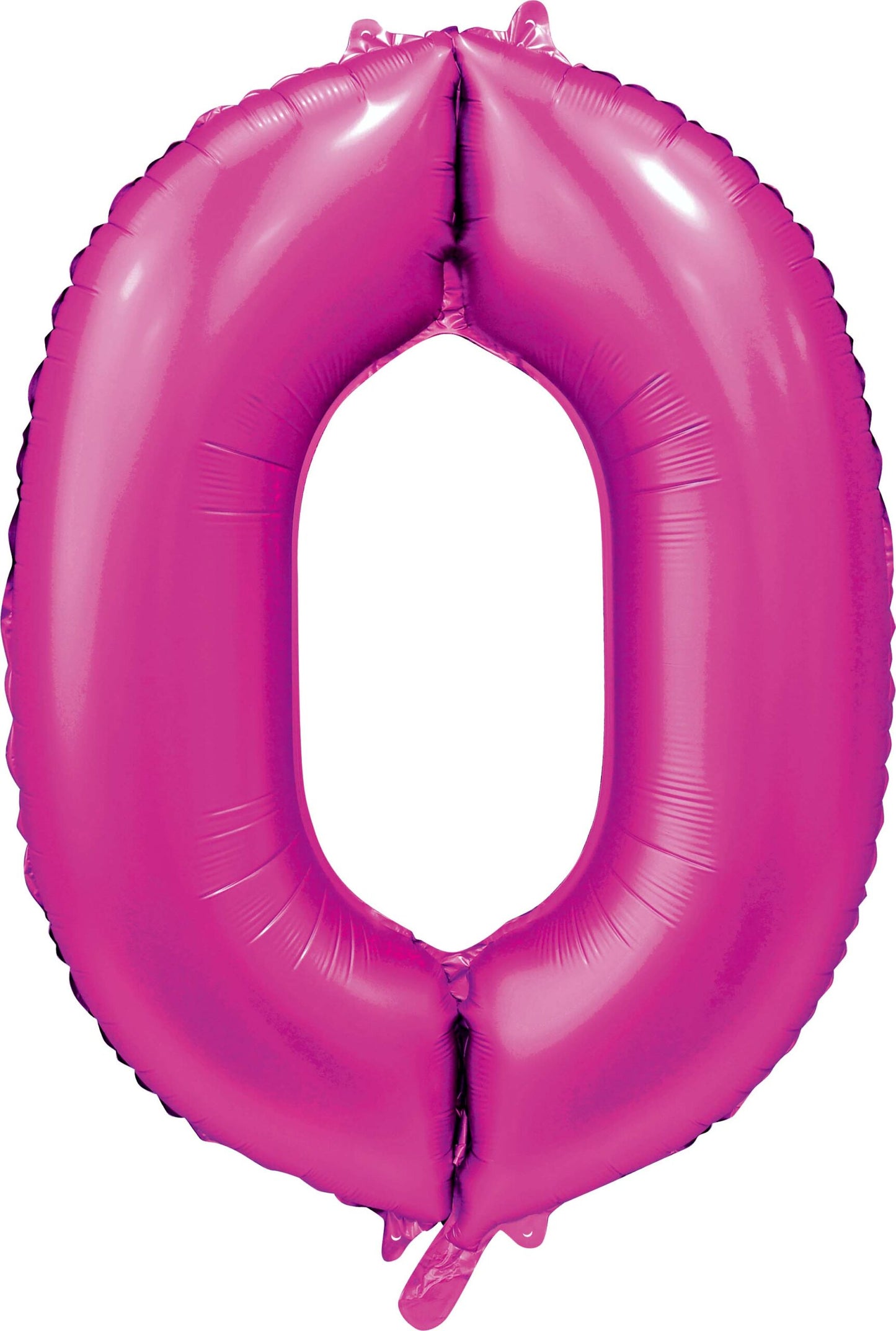 Foilballoon 34" no. 0 satin hotpink