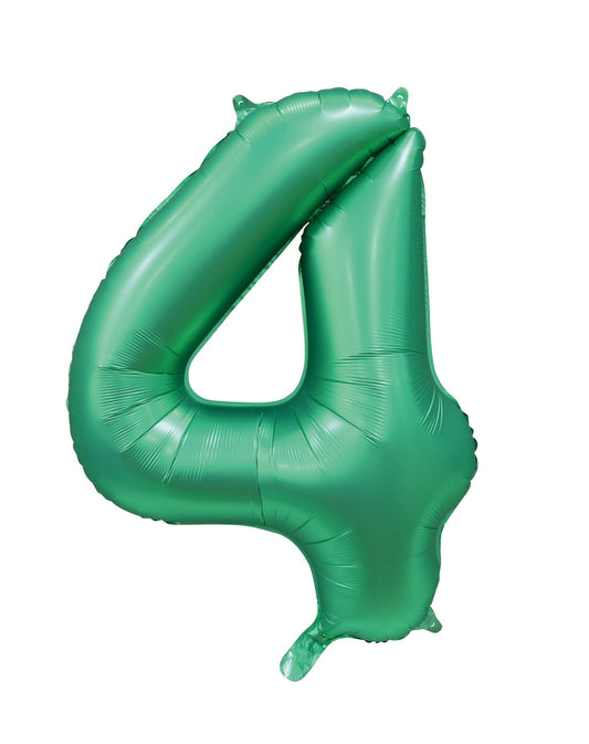 Foilballoon 34" no. 4 satin green