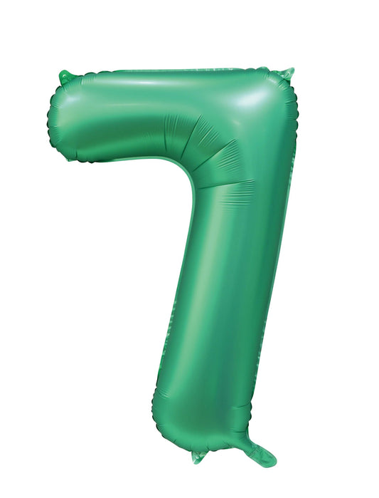 Foilballoon 34" no. 7 satin green