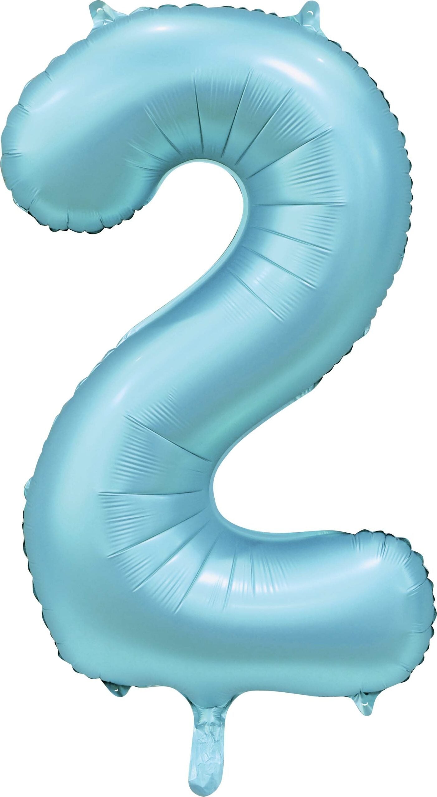 Foilballoon 34" no. 2 satin light blue