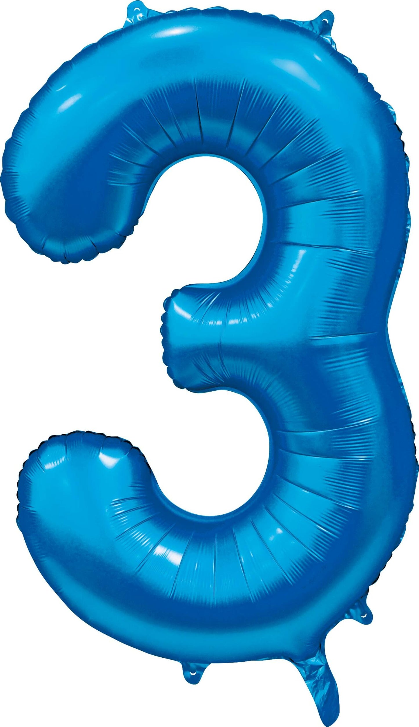 Foilballoon 34" no. 3 satin blue