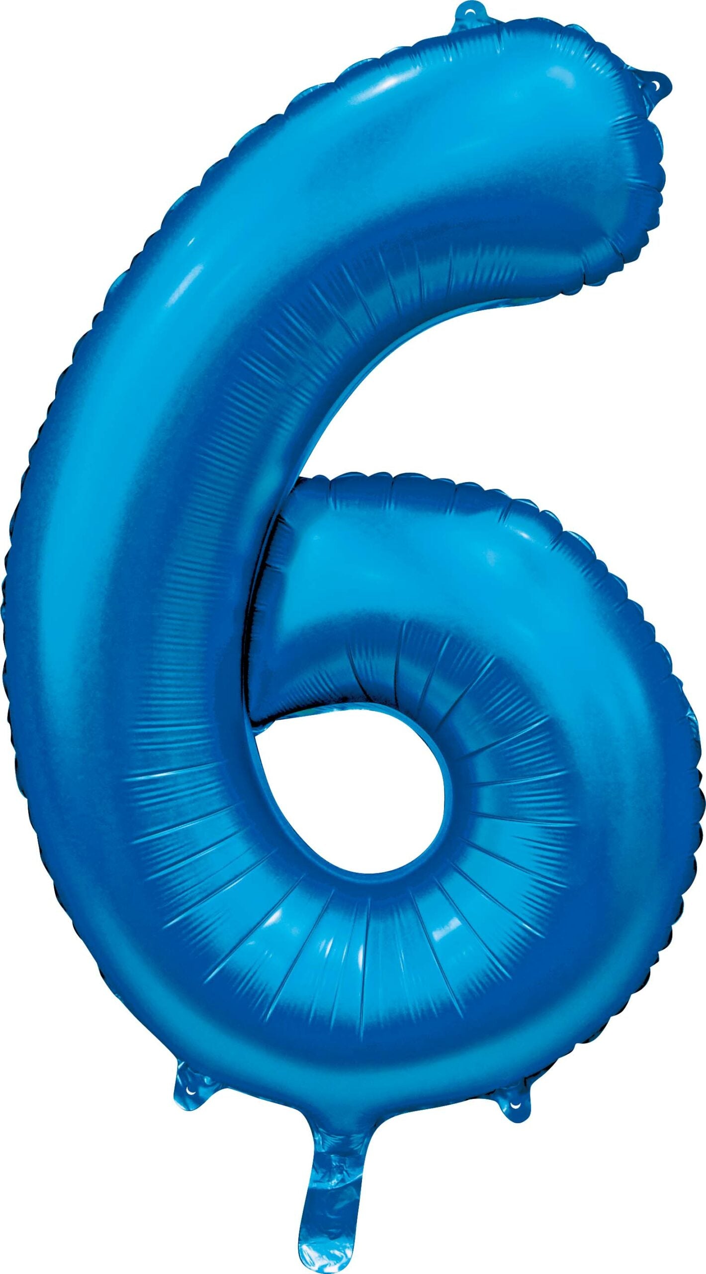 Foilballoon 34" no. 6 satin blue