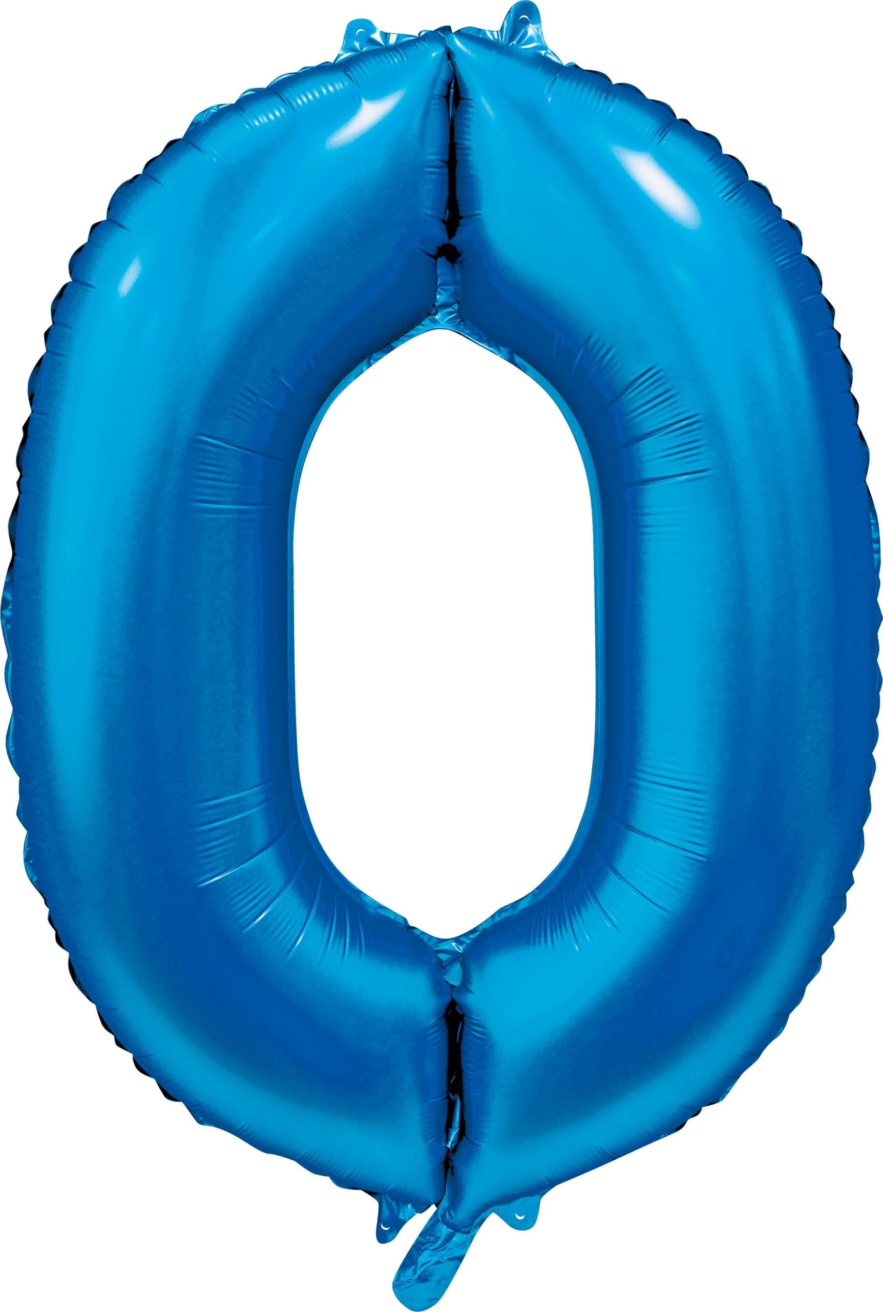 Foilballoon 34" no. 0 satin blue